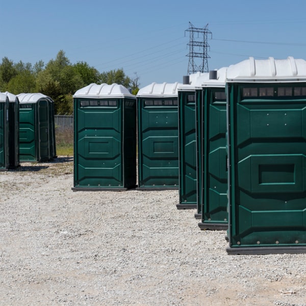 what is the difference between a standard event restroom and a luxury event toilet